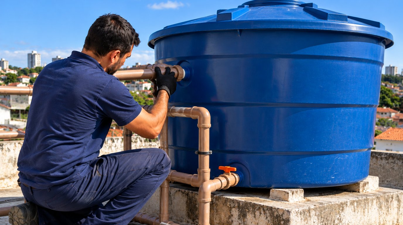 Instalação e Limpeza de Caixa d'Água em Macaé‑RJ
